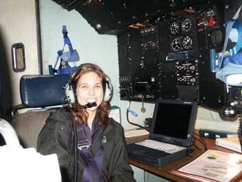 Paula in C5 Cockpit