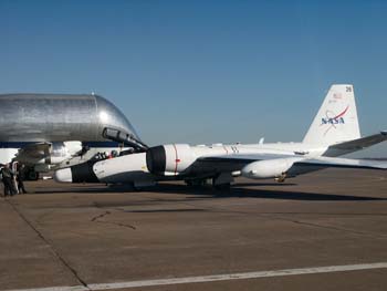 Super Guppy and WB57 2